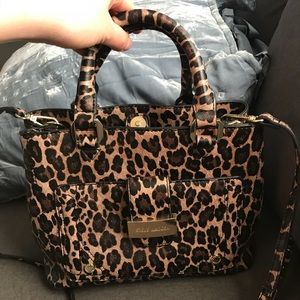 Steve Madden leopard print satchel